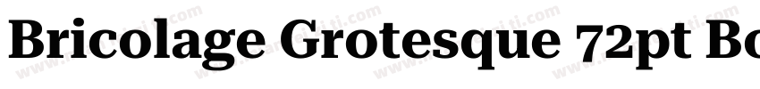 Bricolage Grotesque 72pt Bold字体转换